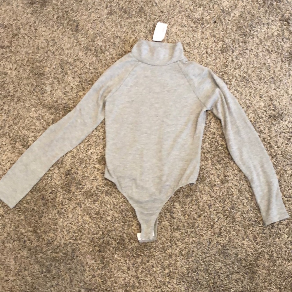 Love Culture Heather Grey Bodysuit